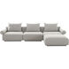 Rosello Grey Modular Sectional, Lounge