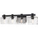 Drysdale 4 Light 32.5 inch Coal Bath Vanity Light Wall Light