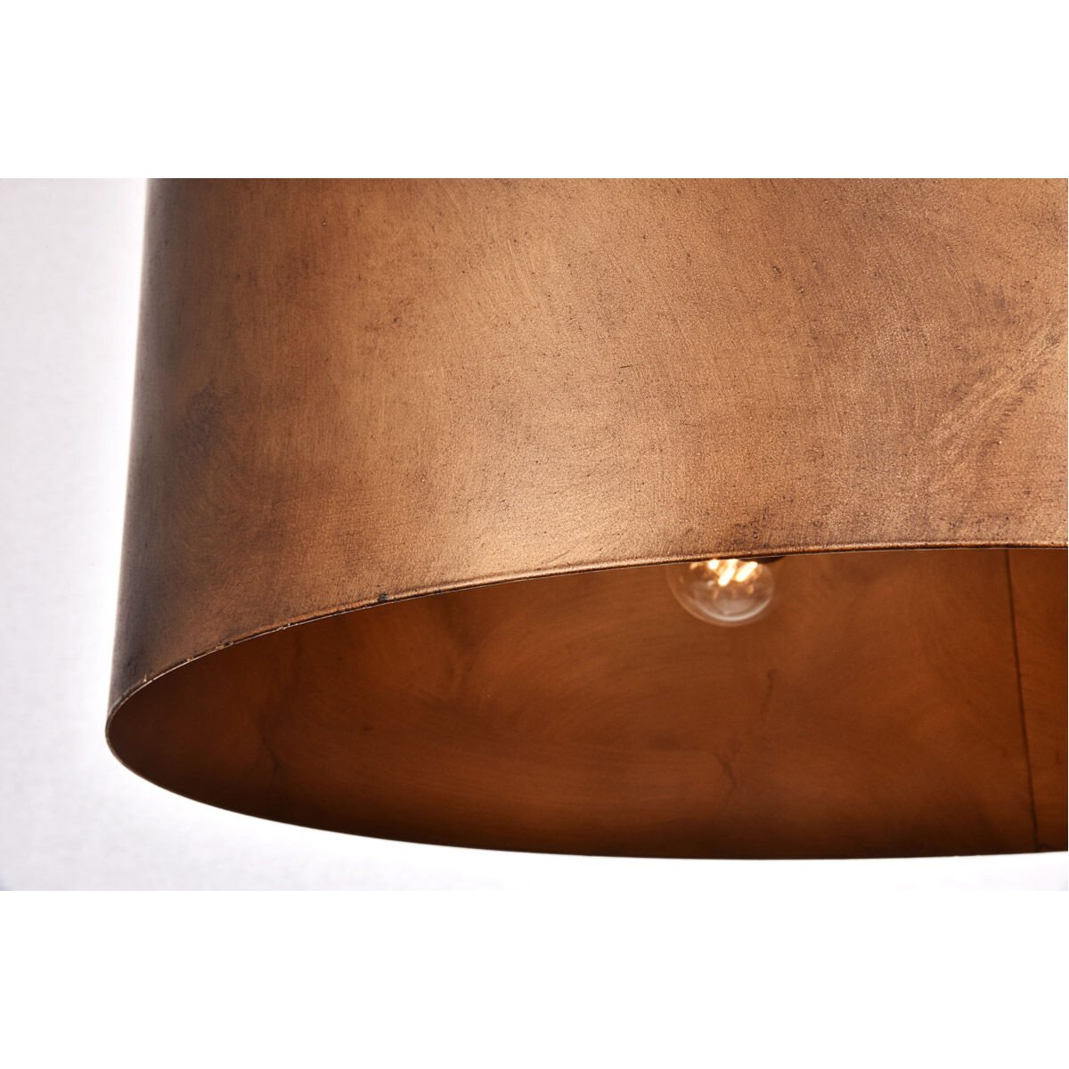 Miro 3 Light 20 inch Manual Brass Pendant Ceiling Light