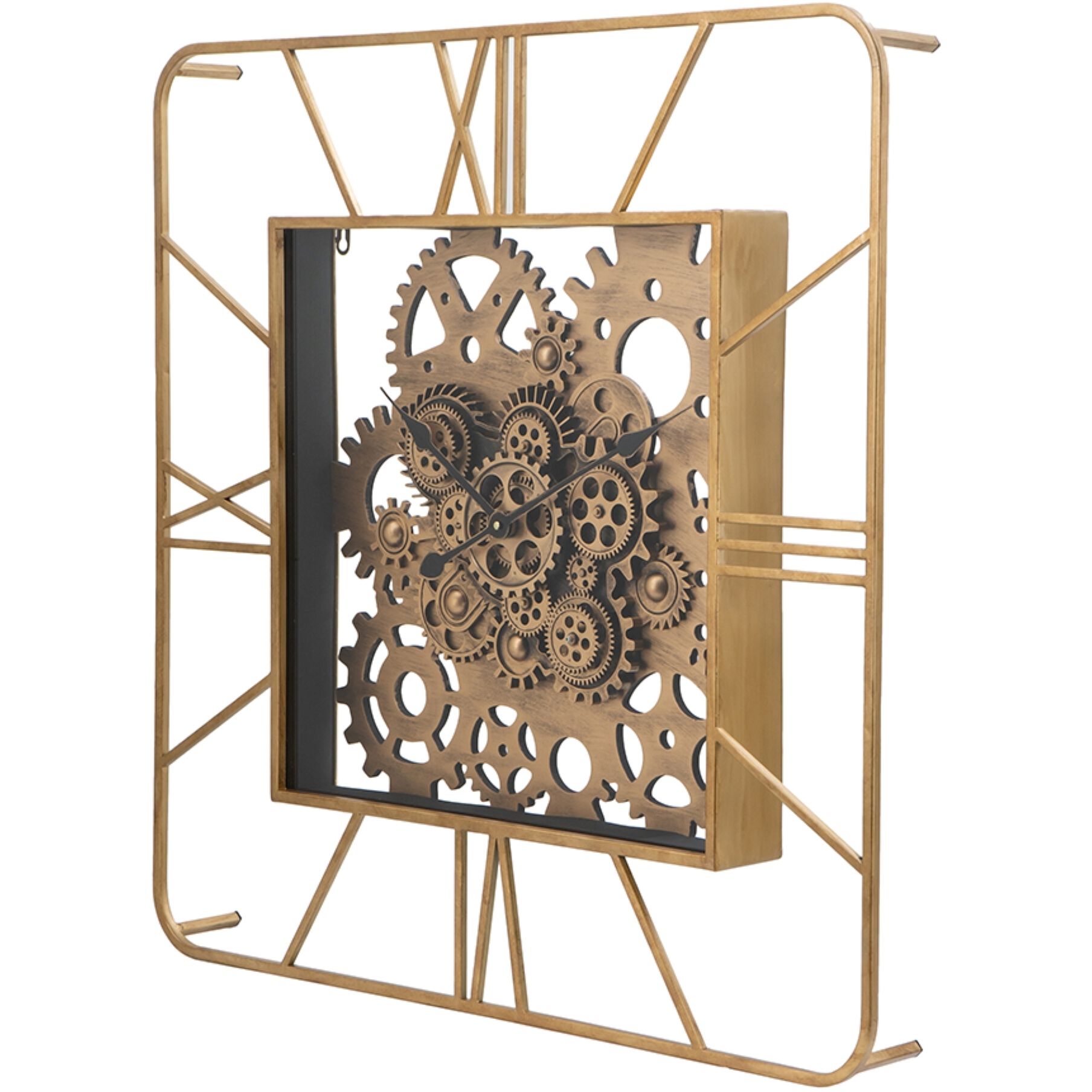 Roman Gear 35.4 X 31.5 inch Wall Clock