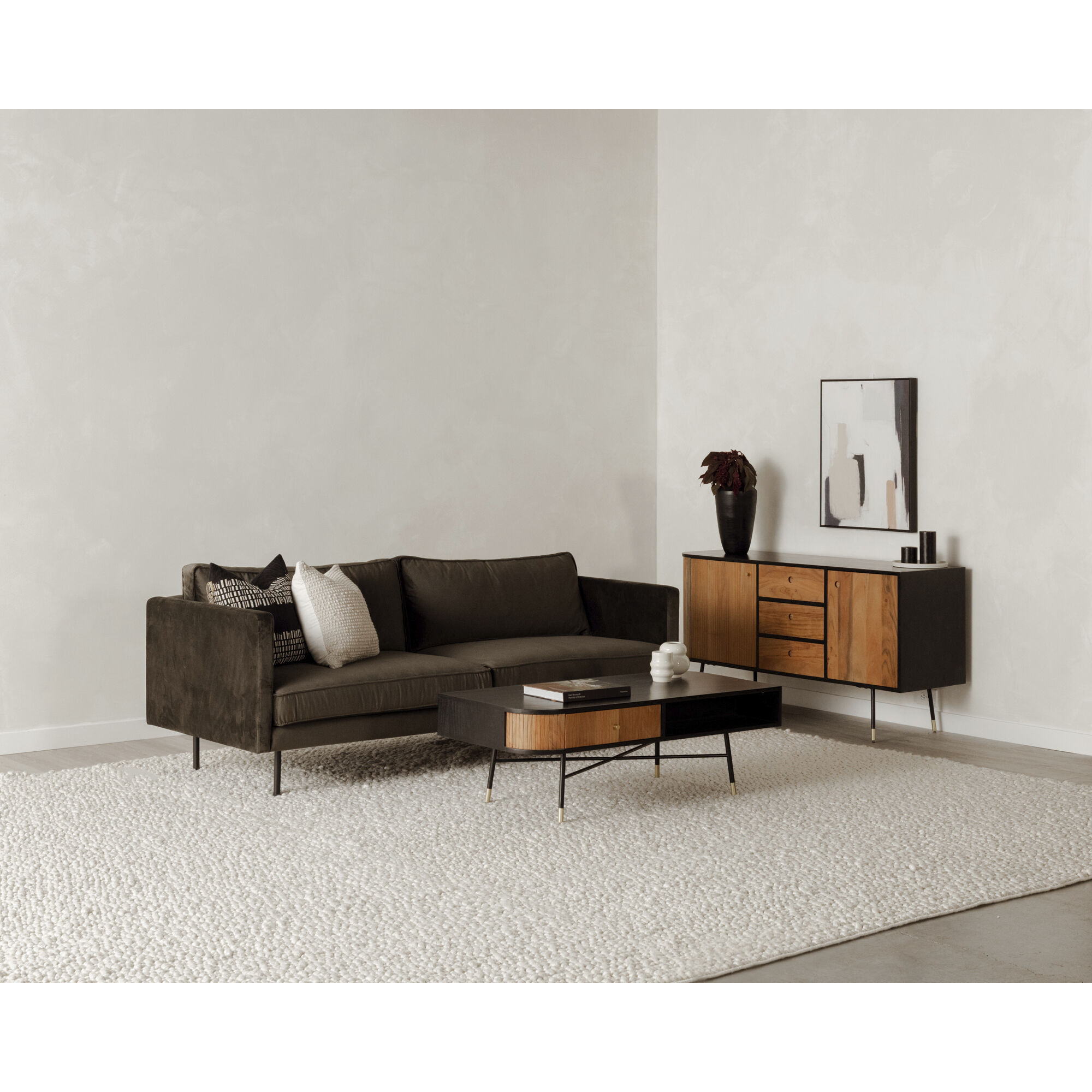 Raphael Forest Green Sofa