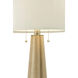 Origins 32 inch Sesame Table Lamp Portable Light, Wooden, TA Illuminations