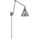 Large Cone 30 inch 3.50 watt Satin Nickel Swing Arm Wall Light, Franklin Restoration