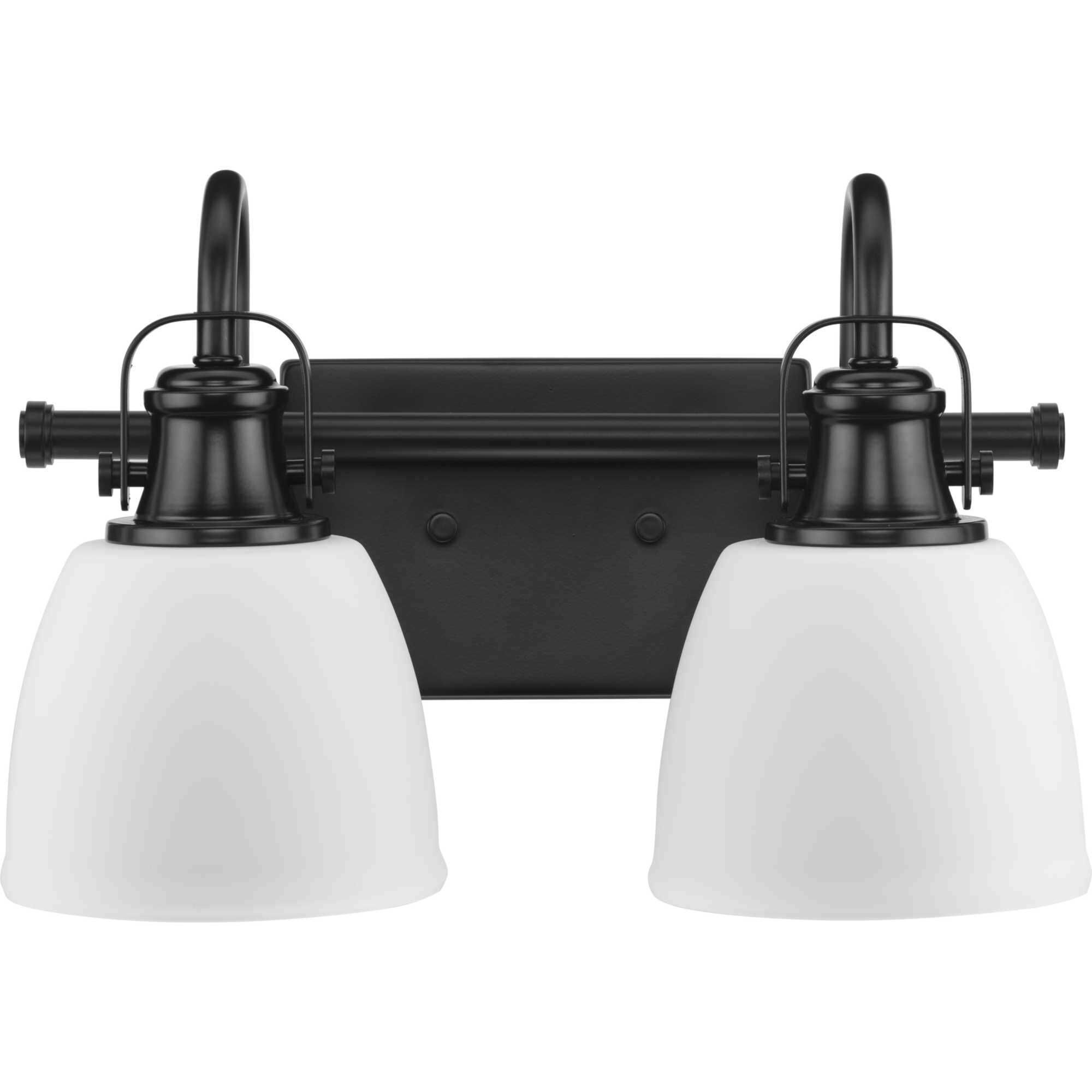 Preston 2 Light 14 inch Matte Black Vanity Light Wall Light