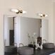 Thalia LED 24.75 inch Antique Gold Bathroom Light Wall Light