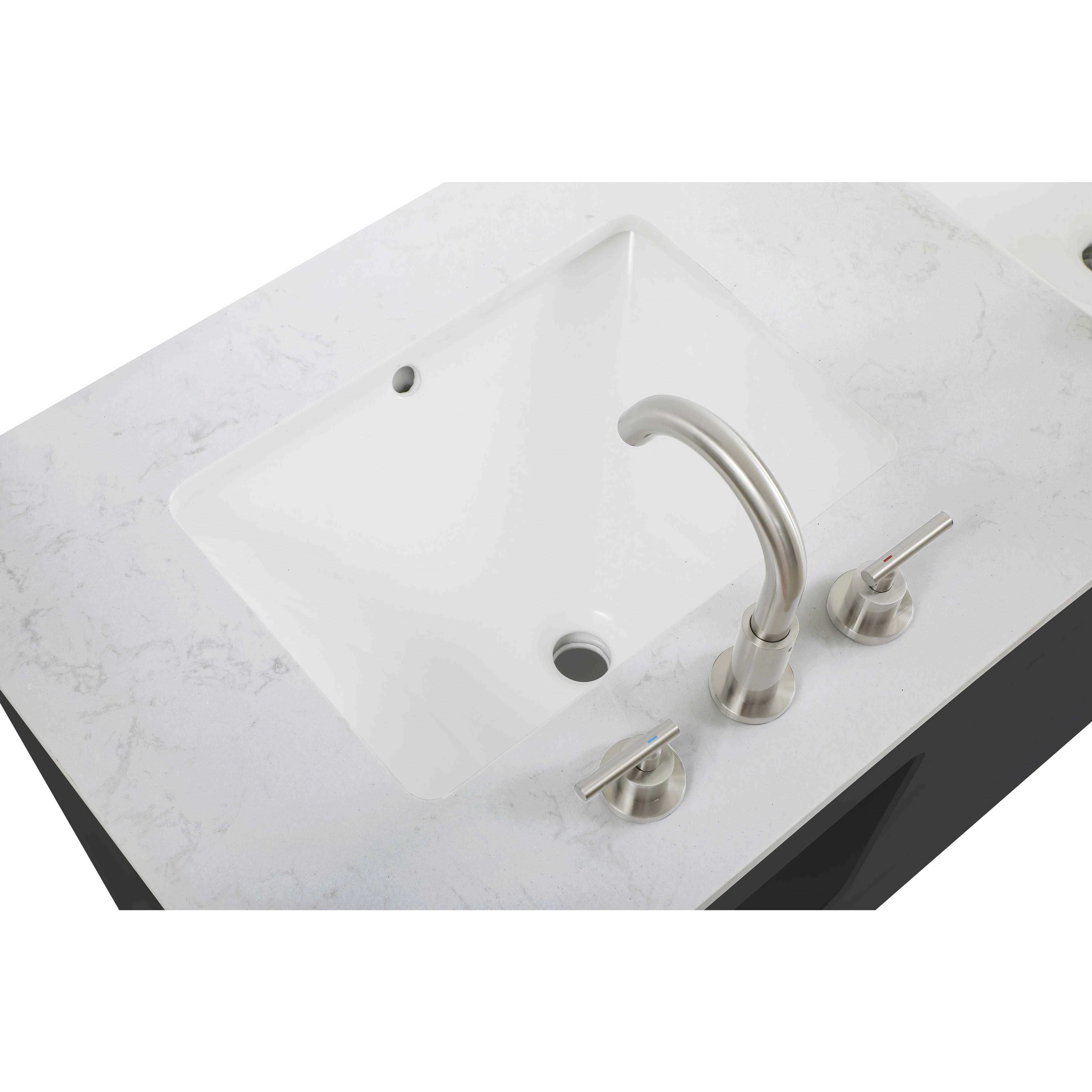 Theo 54 X 34 inch Black Bathroom Vanity Cabinet