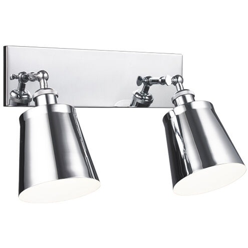 Kinsley 2 Light 18 inch Chrome Wall Sconce Wall Light