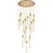 Weston 16 Light 36 inch Satin Gold Pendant Ceiling Light
