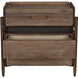 Savino 31 X 30 inch Dark Walnut Side Table