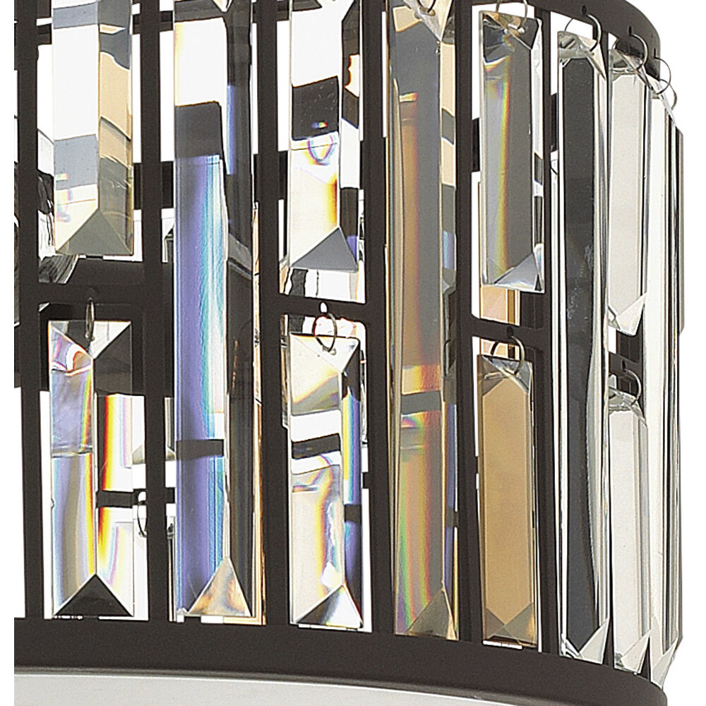 Gemma LED 16.5 inch Vintage Bronze Foyer Light Ceiling Light, Flush Mount