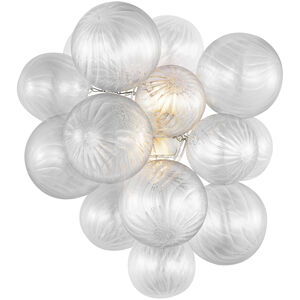 Julie Neill Talia LED 14.75 inch Plaster White Sconce Wall Light, Medium