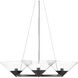 Maisonette 3 Light 42 inch Oil Rubbed Bronze Chandelier Ceiling Light