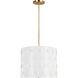 kate spade new york Dottie 3 Light 20.25 inch Burnished Brass Pendant Ceiling Light