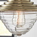 Nordic 1 Light 10.25 inch Antique Brass Pendant Ceiling Light