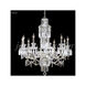 Buckingham 10 Light 33 inch Silver Crystal Chandelier Ceiling Light