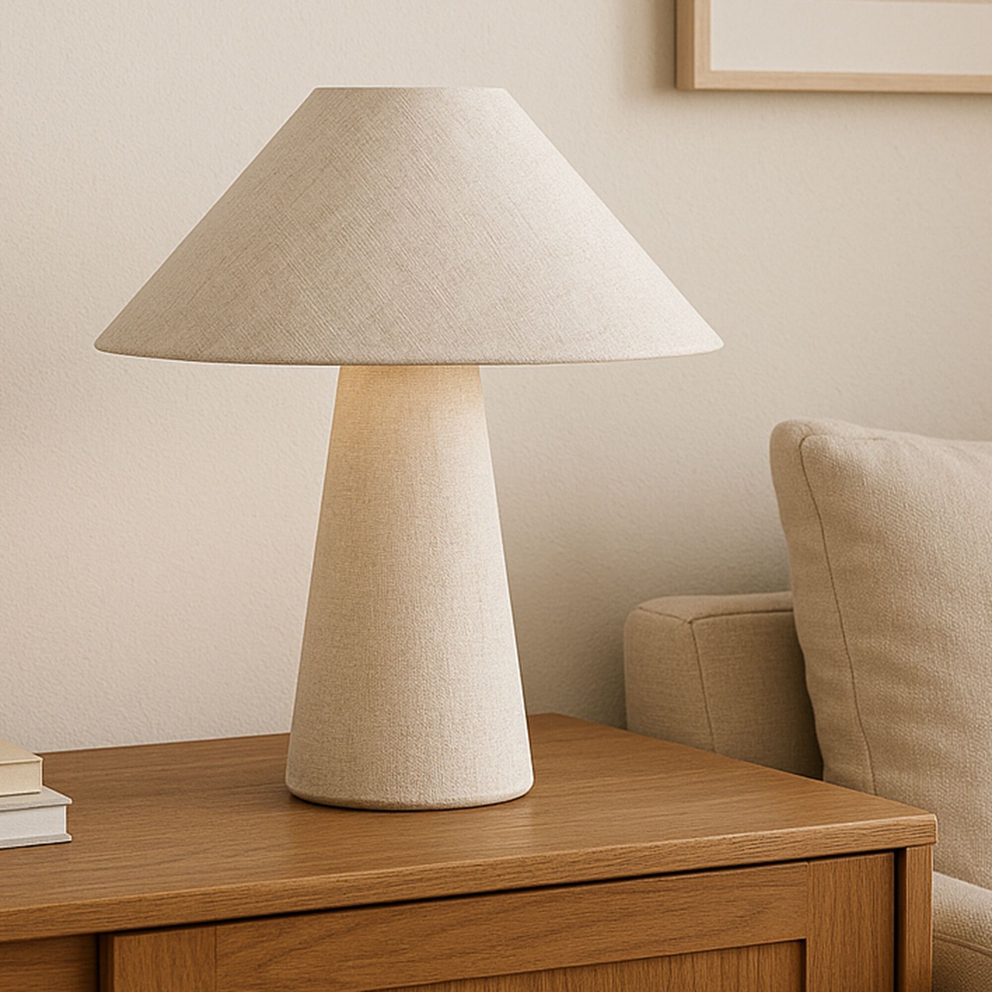 Nori 18.1 inch 40 watt White Table Lamp Portable Light