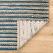 Natural Luxe 114 X 79 inch Blue Rug in 6 x 9