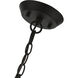 Devone 5 Light 22 inch Black with Brushed Nickel Accents Chandelier Ceiling Light