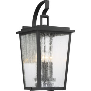 Cantebury 4 Light 23 inch Coal/Gold Outdoor Wall Mount, Great Outdoors