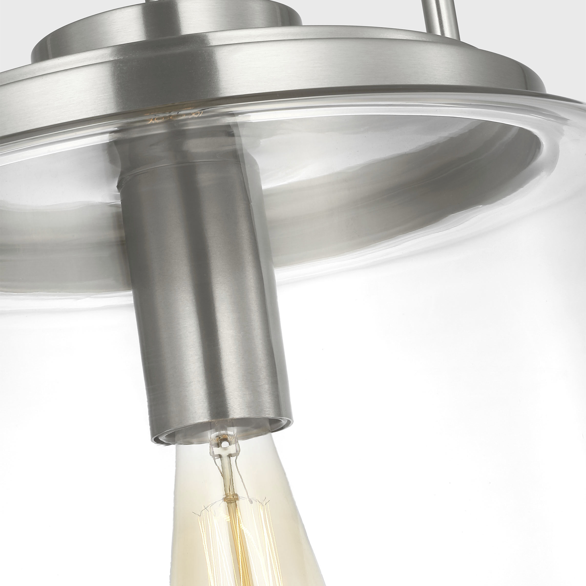 Anders 1 Light 14 inch Brushed Nickel Pendant Ceiling Light