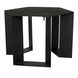 Modicus 30 X 26 inch Matte Black Side Table