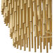 Lisa McDennon Bijou 6 Light 28.5 inch Deluxe Gold Chandelier Ceiling Light
