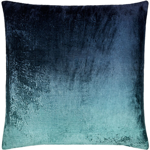 Theodosia 20 X 20 inch Emerald/Dark Blue Accent Pillow