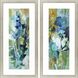 Florals Collection Turquoise Framed Art