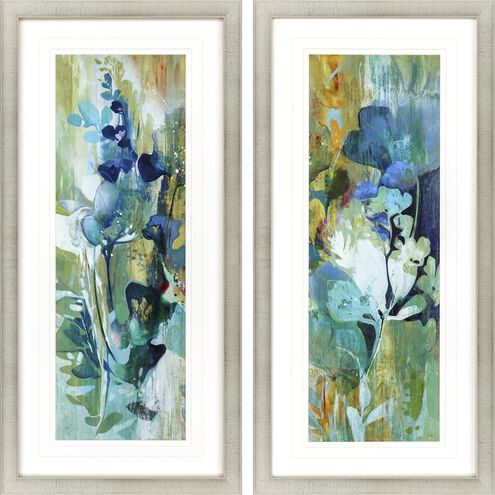 Florals Collection Turquoise Framed Art
