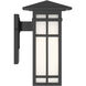 Grydton 1 Light 16.5 inch Dark Matte Black Outdoor Wall Lantern