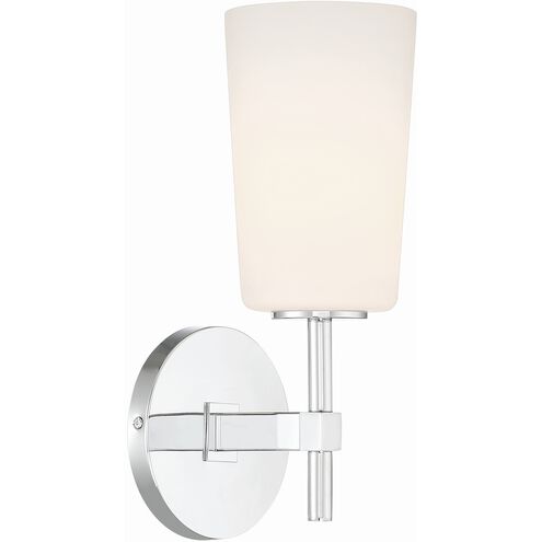Colton 1 Light 6.5 inch Polished Chrome Bathroom Vanity Light Wall Light