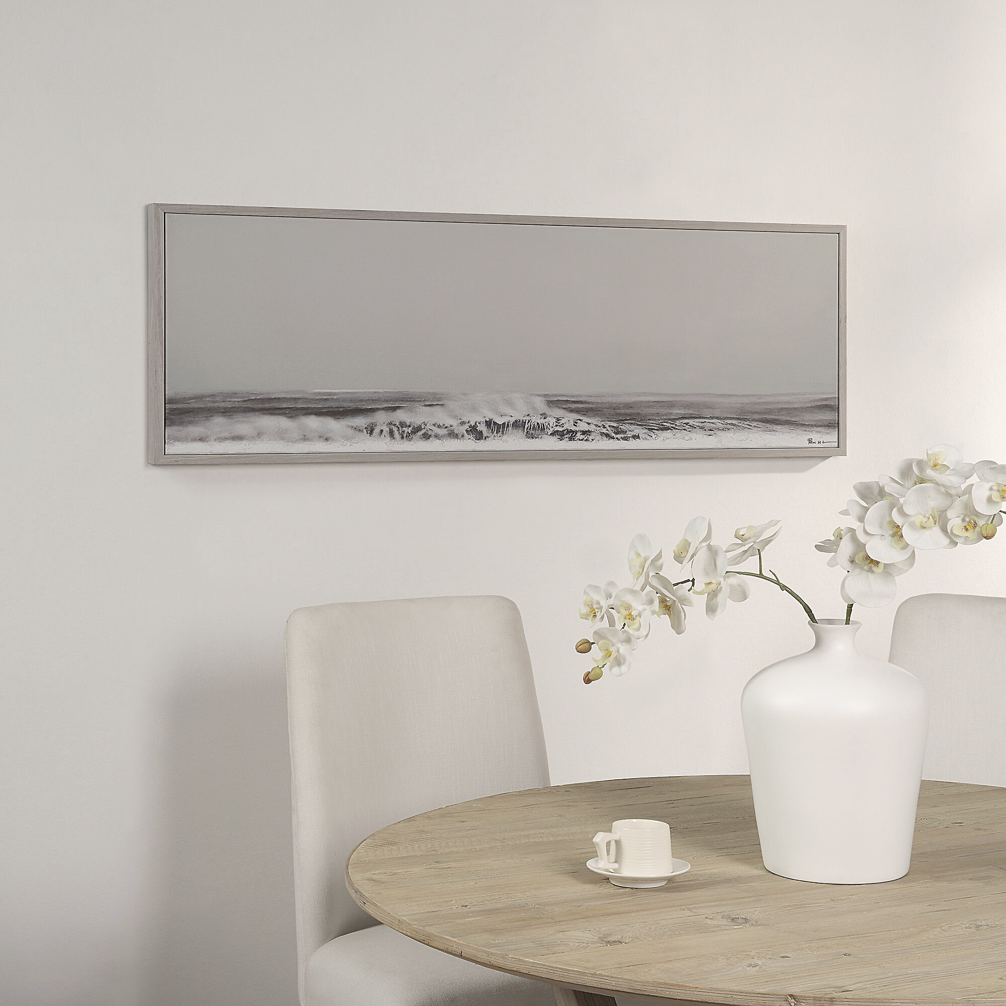 Taormina Grey Canvas Art