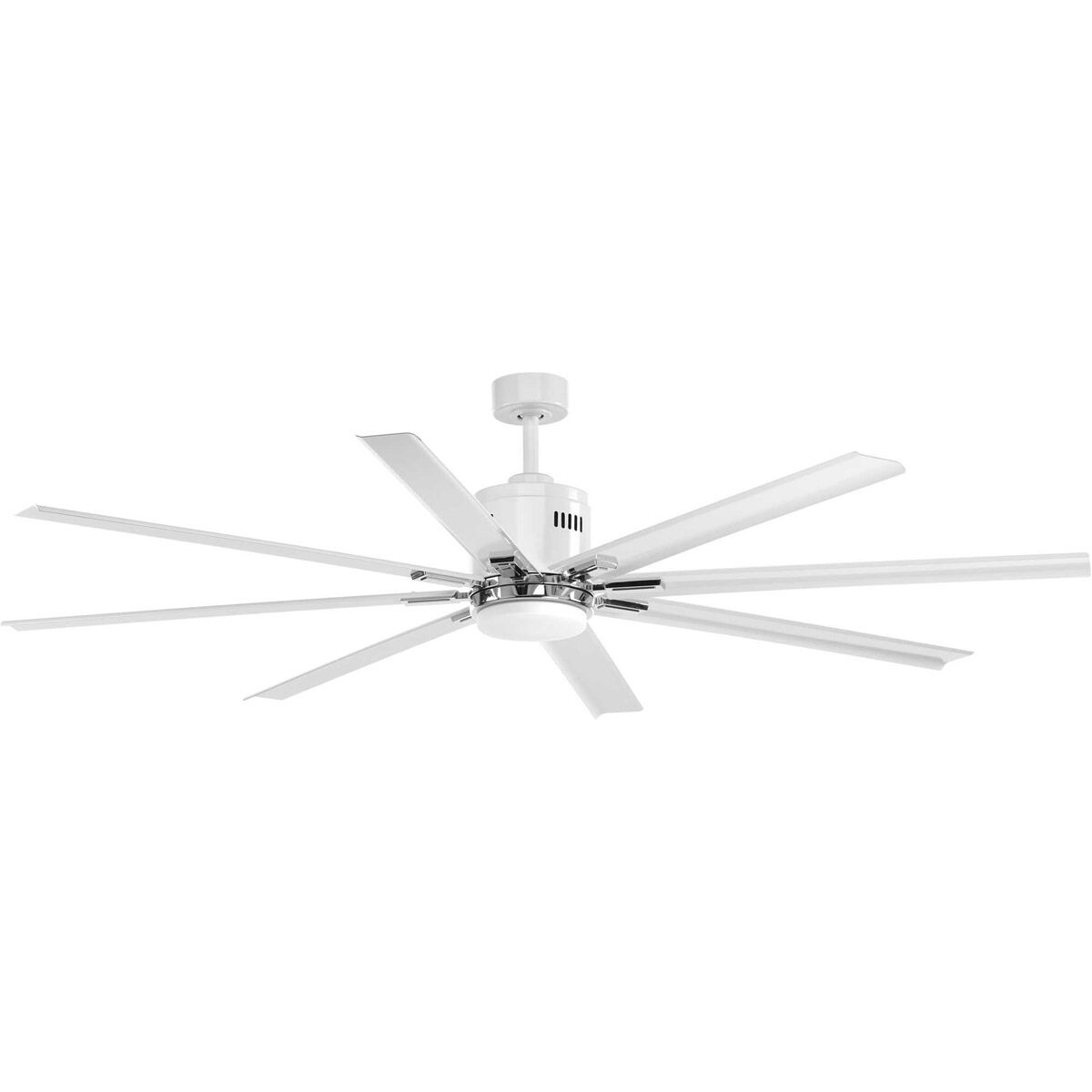 Jackson 72 inch White Ceiling Fan, Progress LED
