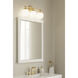 Ortesa 3 Light 24 inch Legacy Brass Vanity Wall Light