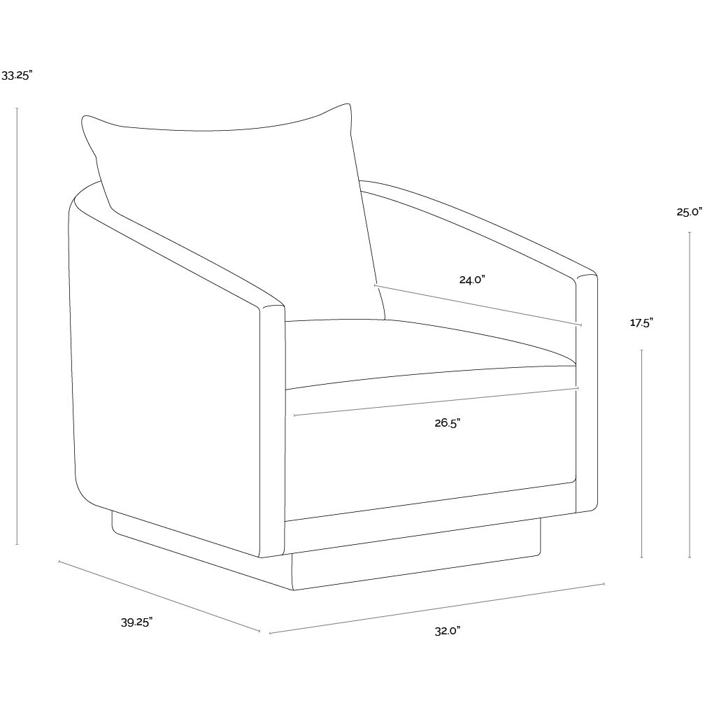 Gannon Ernst Sandstone Armchair