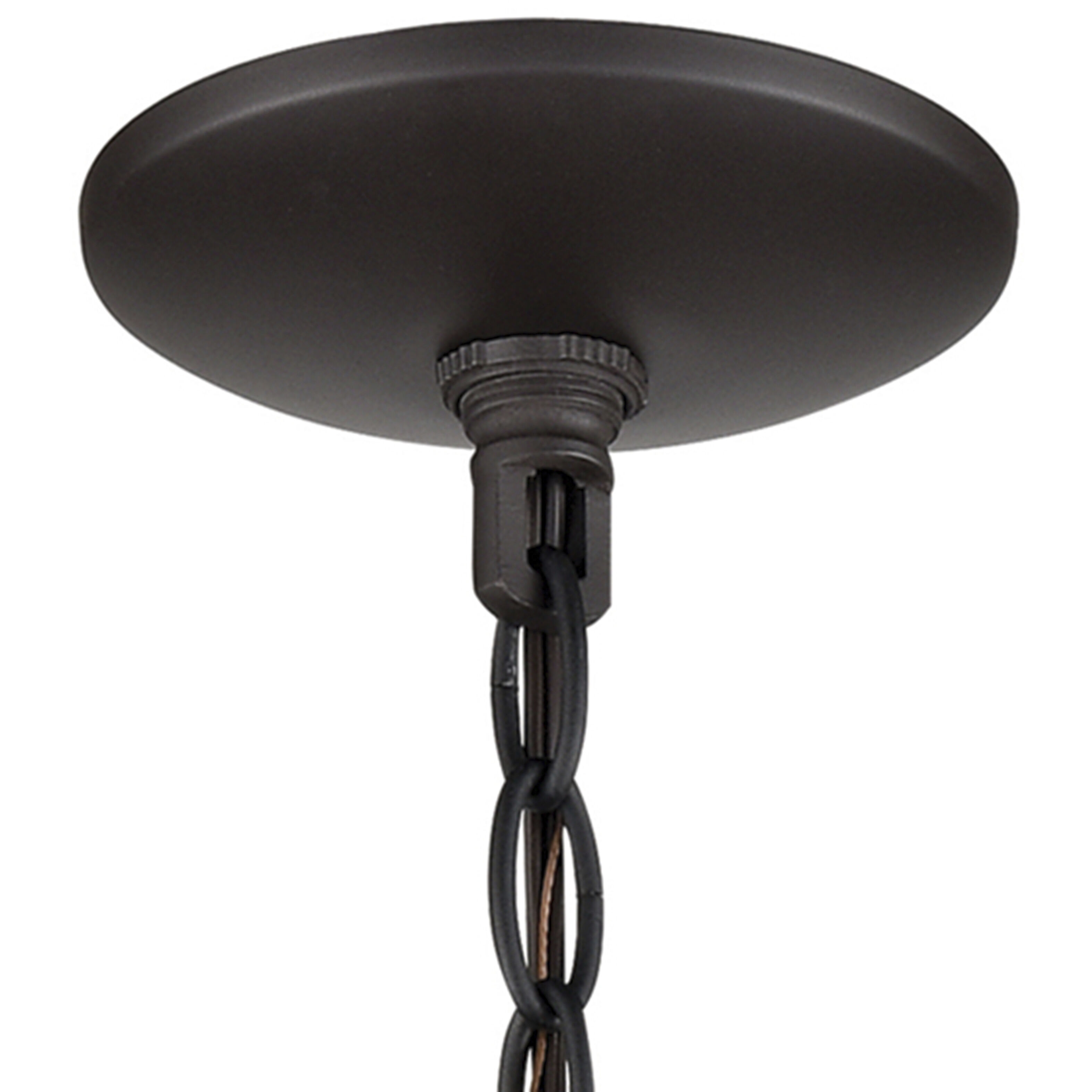 West End 3 Light 15 inch Oil Rubbed Bronze Chandelier Ceiling Light