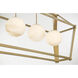 Shimmer Island Light Ceiling Light in Legacy Brass