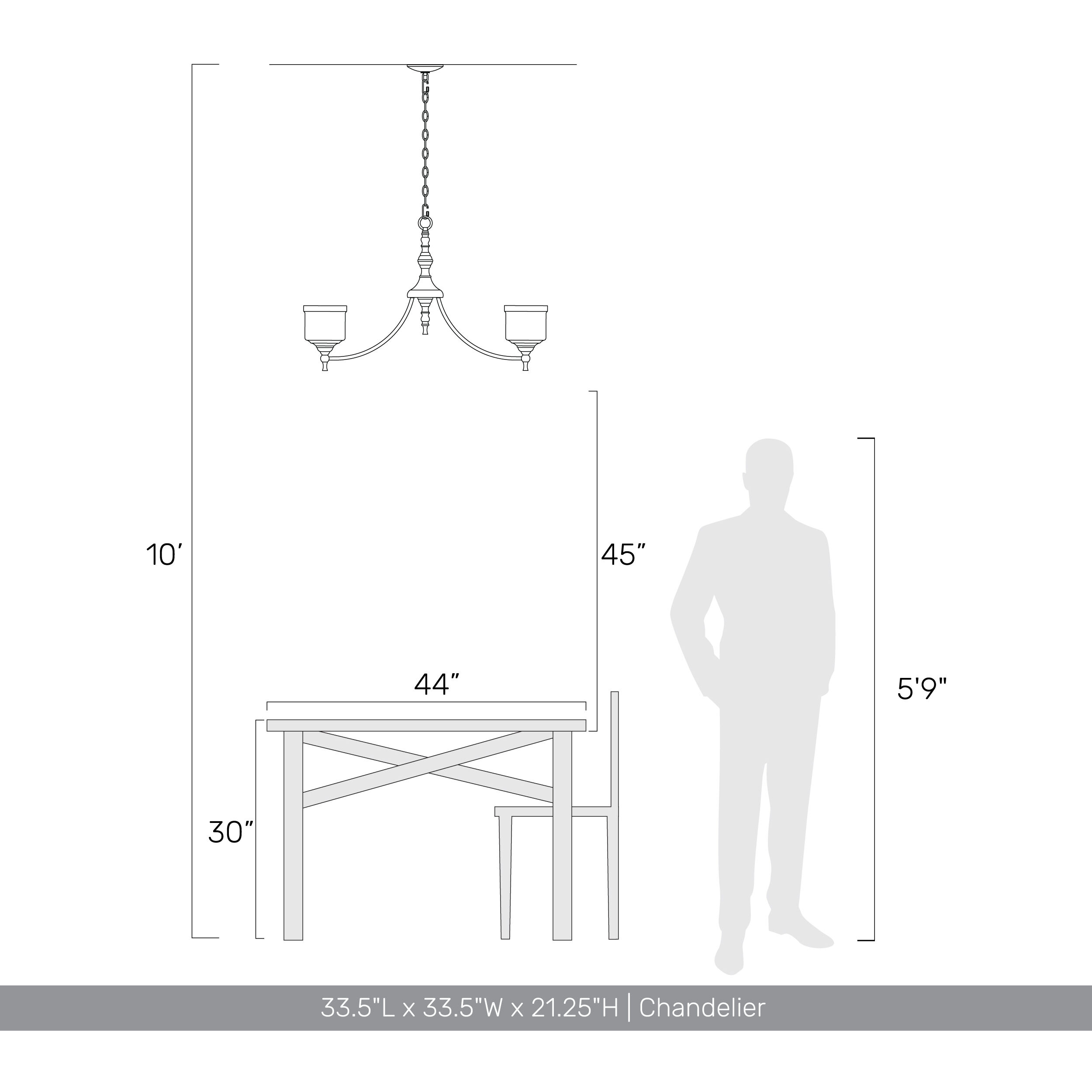 Keating 6 Light 33.5 inch Antique Ivory Chandelier Ceiling Light