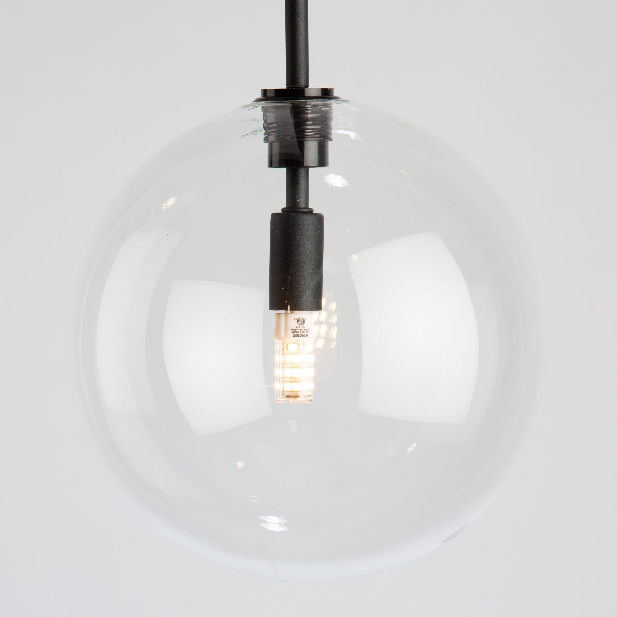 Pinpoint 3 Light 18.1 inch Black Multi Light Pendant Ceiling Light