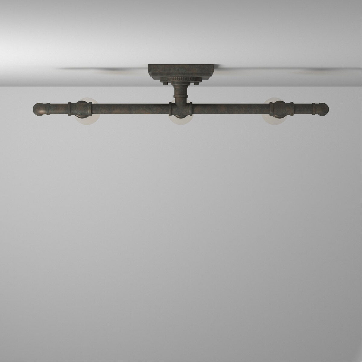 Wymer 3 Light 23.11 inch Matte Bronze Bath Vanity Wall Light