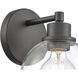 Julian Vanity Light Wall Light in Matte Black