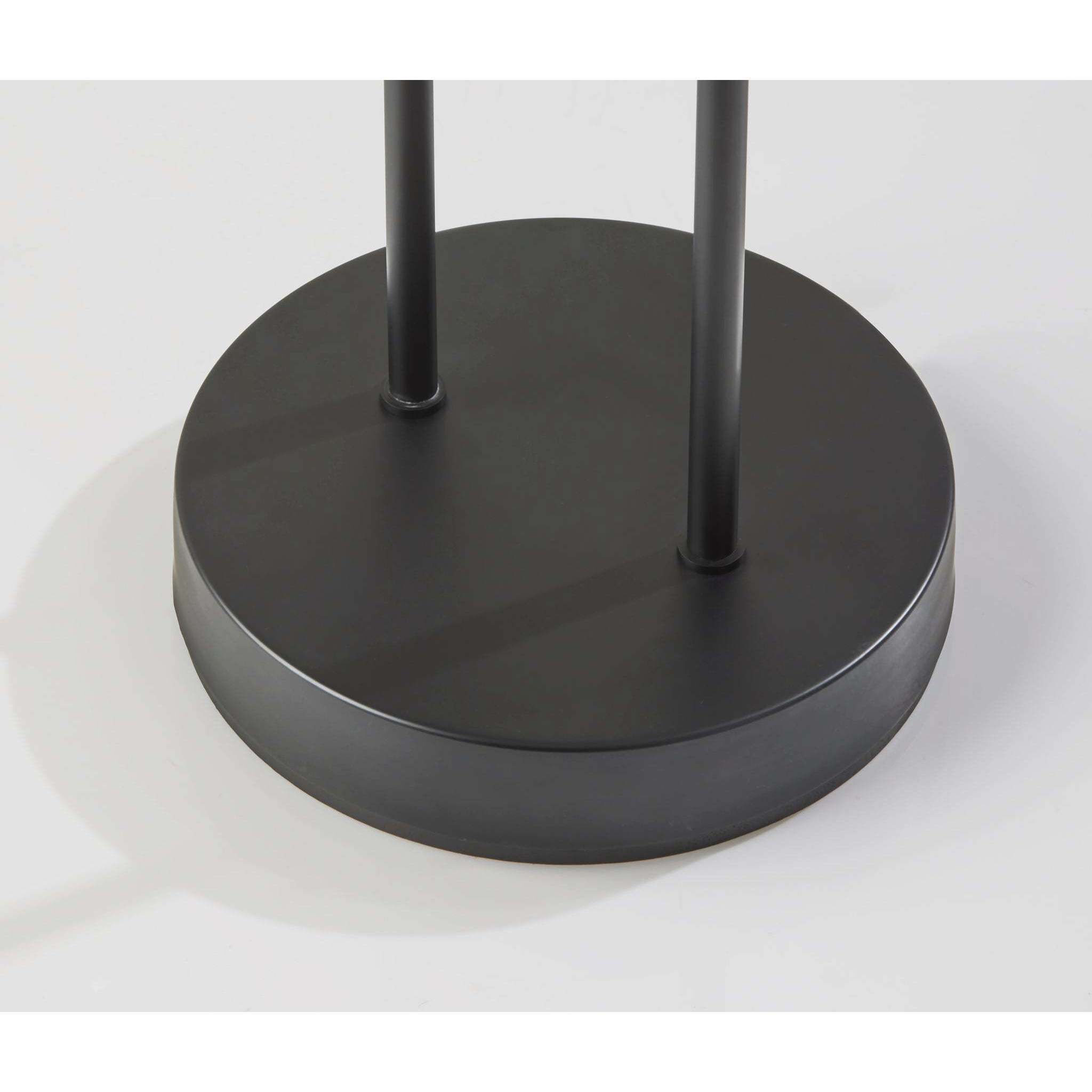 Levy 62 inch 60 watt Black with Webbed Caning Material Floor Lamp Portable Light