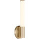 Connor LED 5 inch Brass Vanity Light Wall Light