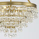 Calypso 6 Light 20 inch Vibrant Gold Chandelier Ceiling Light