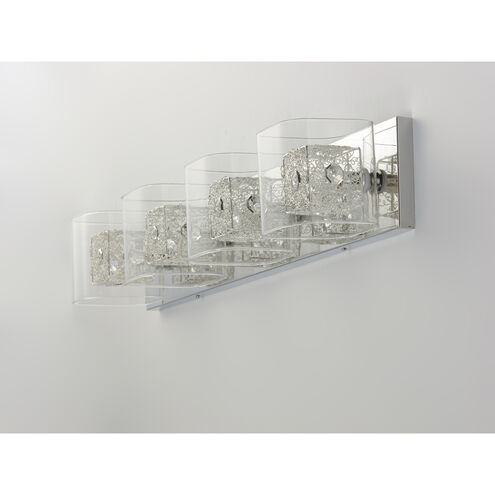 Westbury 4 Light 31 inch Polished Chrome Bath Vanity Light Wall Light