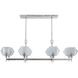 Holm 8 Light 50 inch Pewter Chandelier Ceiling Light