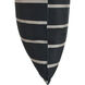Dann Foley 24 inch Black and White Decorative Pillow