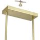 Manhattan LED 48 inch Brushed Gold Linear Chandelier Ceiling Light