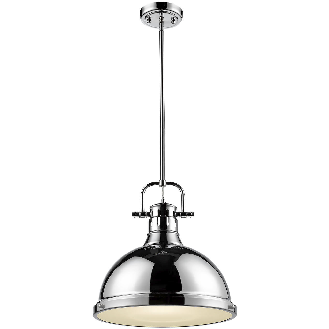 Yep Duncan 1 Light 14 inch Chrome Pendant Ceiling Light, Large