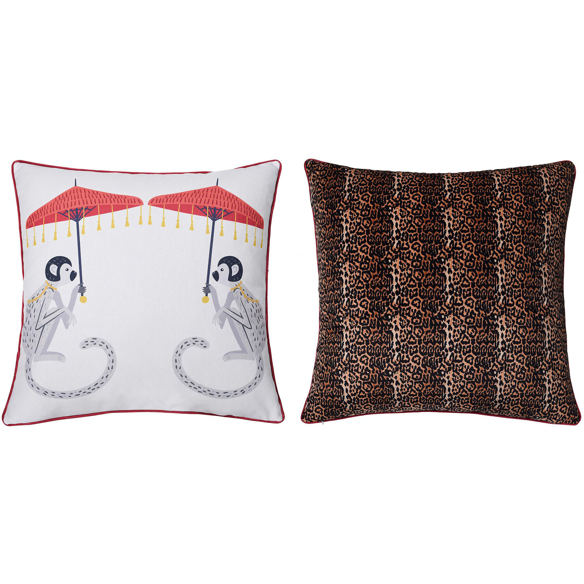 Dann Foley 24 inch White Throw Pillow